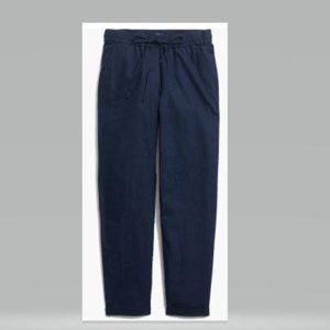 J Crew Linen Cotton Drawstring Pants